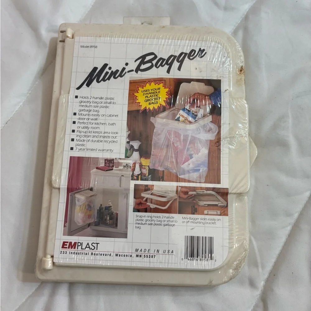 NWT Mini-Bagger Storage Organizer with hardware for installation
